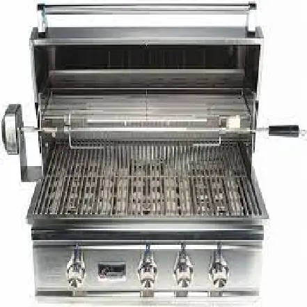 Summerset TRL32 32” Stainless Steel 3 Burner Built-In Grill With Rotisserie Burner