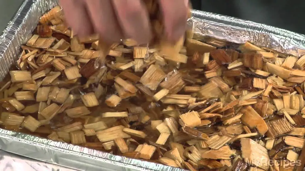 soak wood chips for an electric smoker