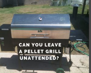 can you leave a smoker unattended