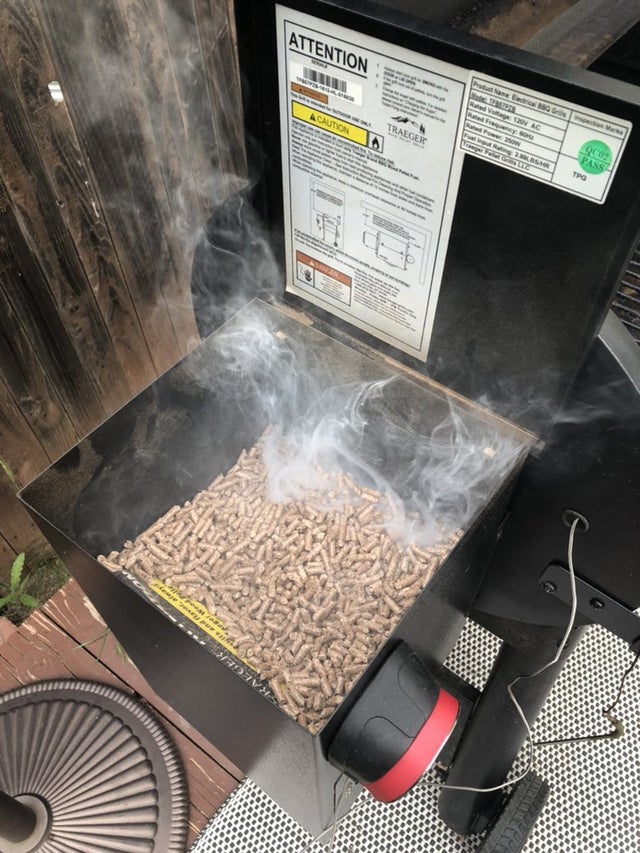 Why Is Smoke Coming Out Of My Pellet hopper