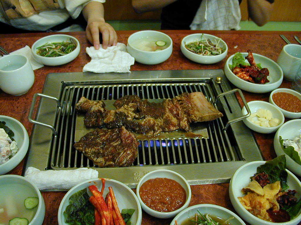 Korean bbq grill