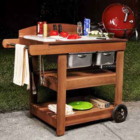 organize and store bbq tools