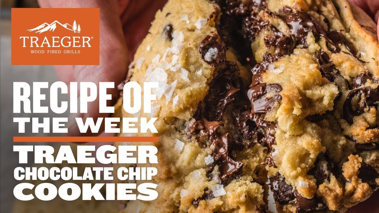 Traeger smoked chocolate chip cookies