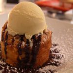 smoked chocolate banana bread pudding