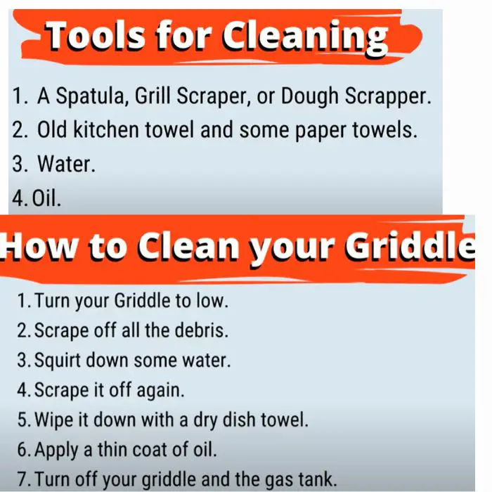 How to Clean Blackstone Griddle After Cooking