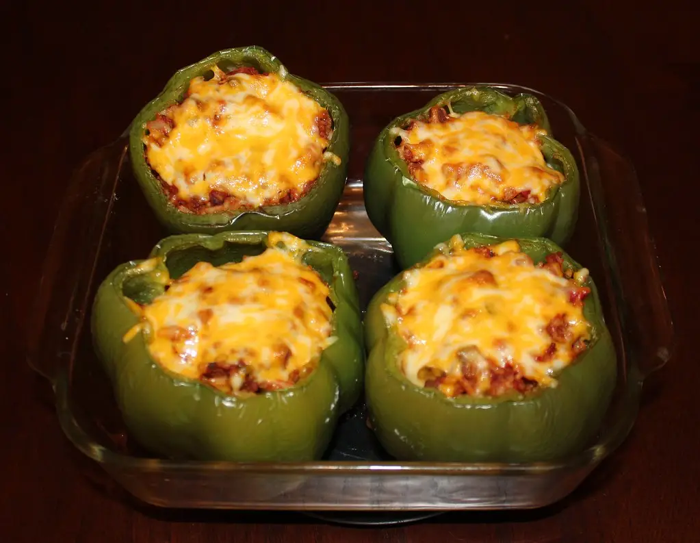 Smoked Stuffed Bell Peppers