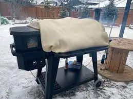 pellet grill in cold weather