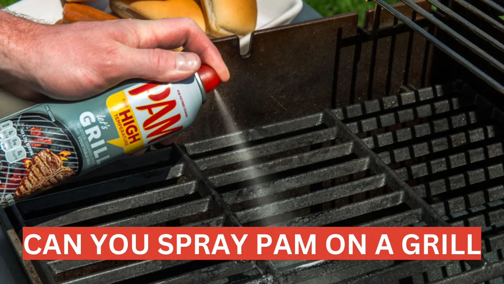 can you spray pam on a grill