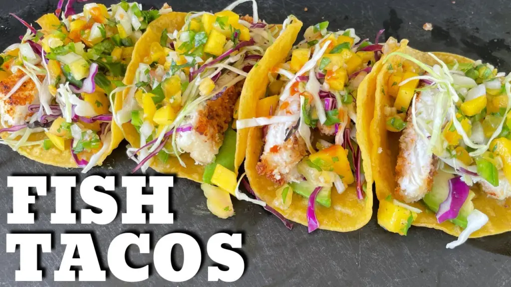 fish tacos on griddle