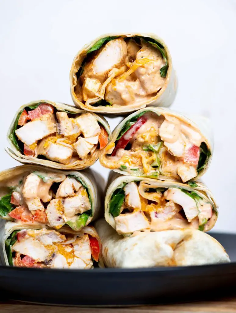 Grilled Chicken Wrap with Mayo Sauce
