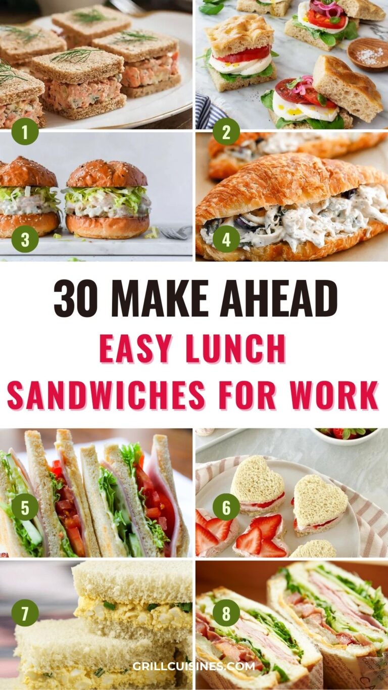 30 Make Ahead Mini Finger Sandwiches For Party Platters - Grill Cuisines