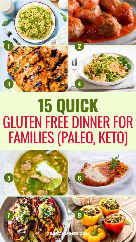 Family Friendly Gluten Free Dinner Recipes