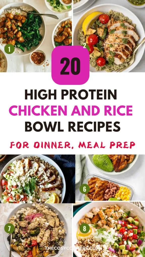 Healthy Chicken Bowl Recipes