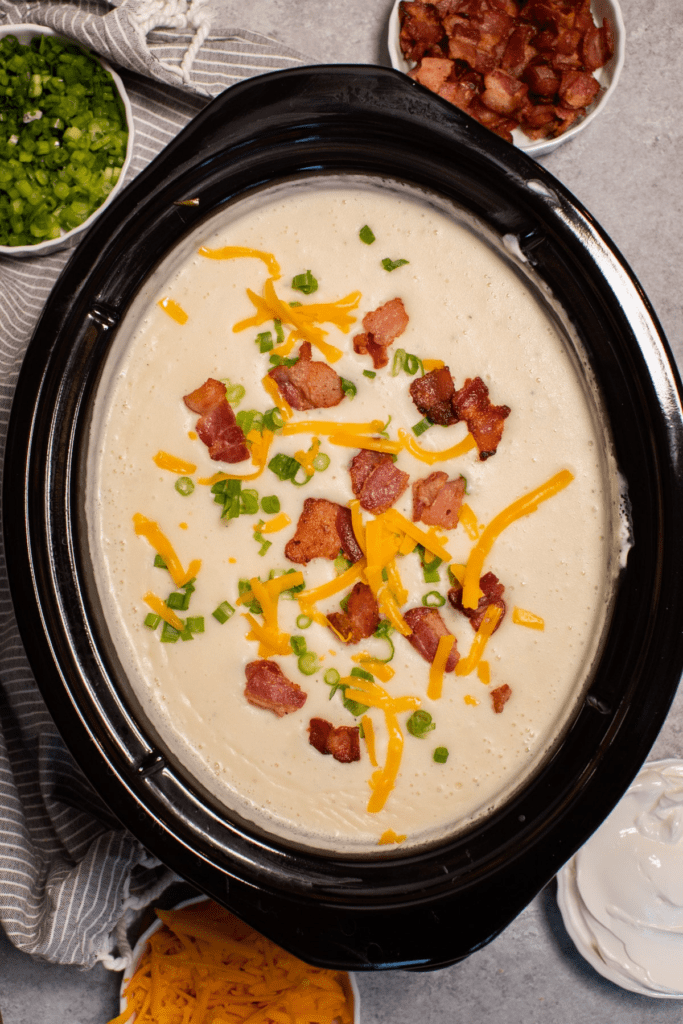 crockpot Loaded Baked Potato Soup