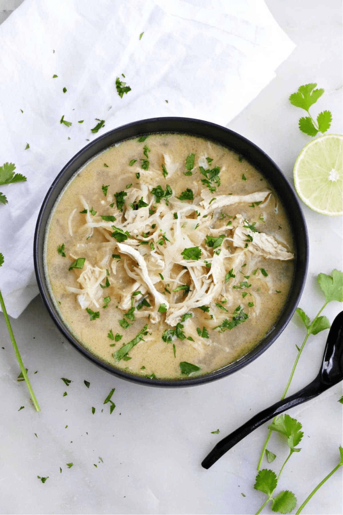 Coconut Cabbage Chicken Soup