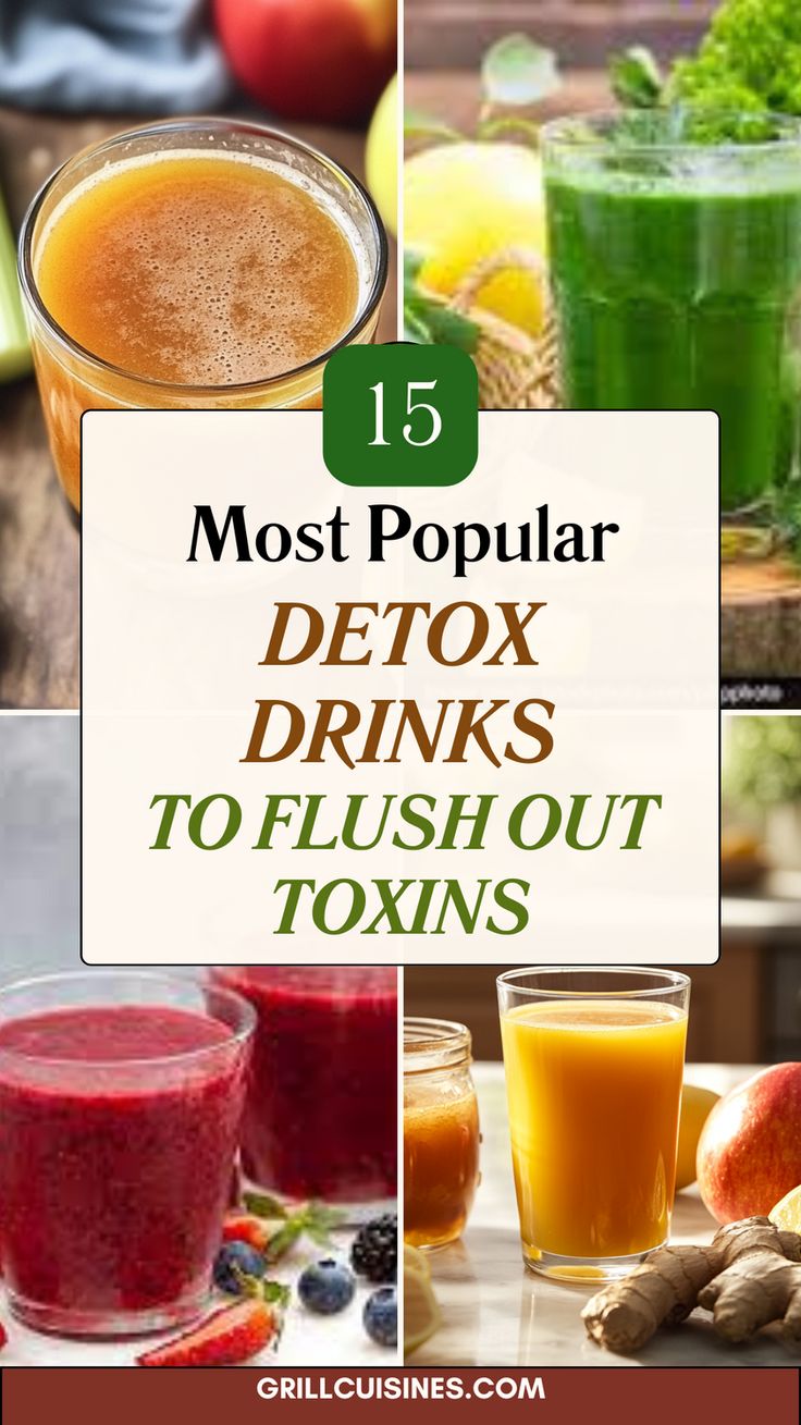 Detox Drinks to Flush Out Toxins