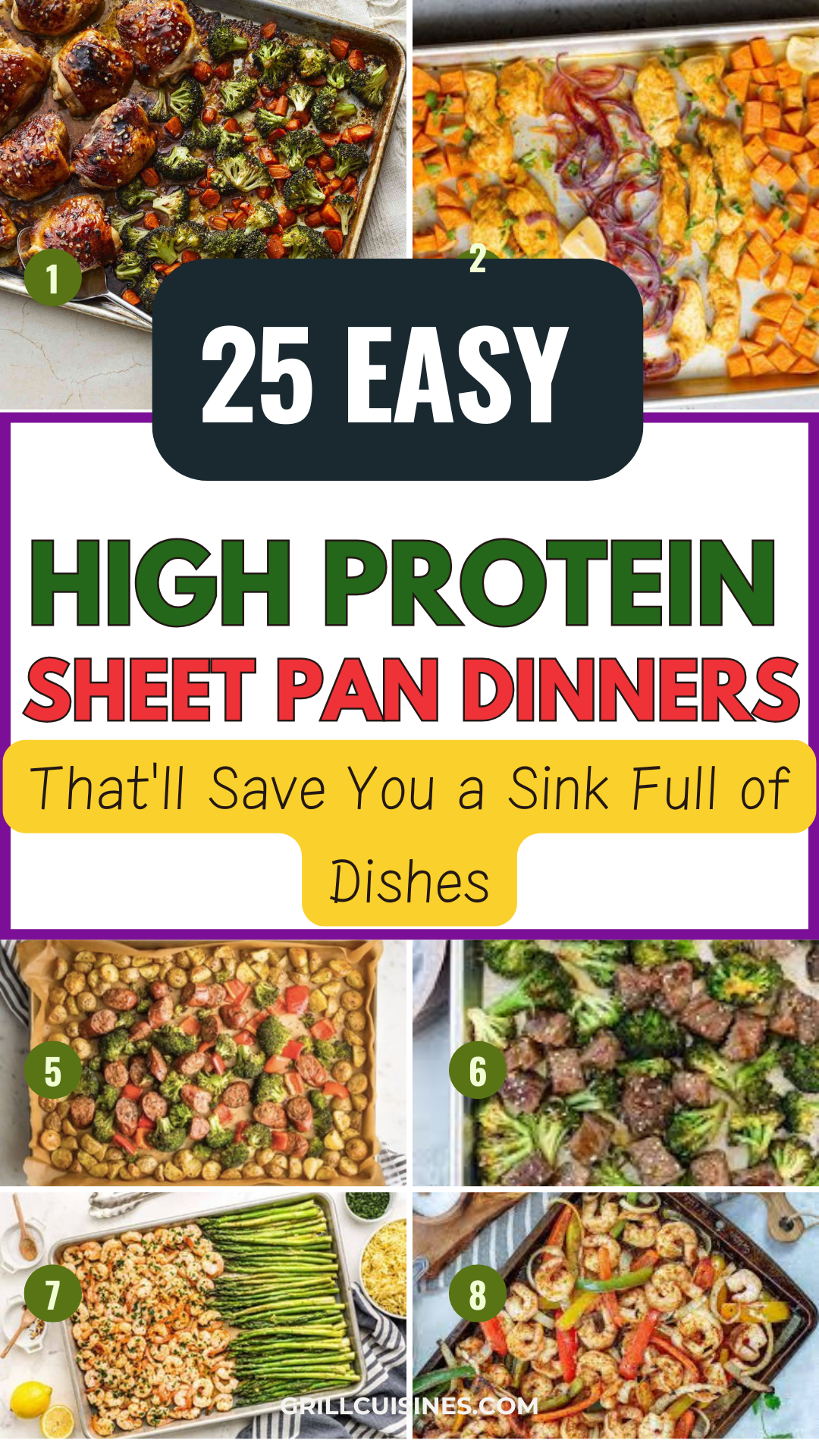 High Protein Sheet Pan Meals