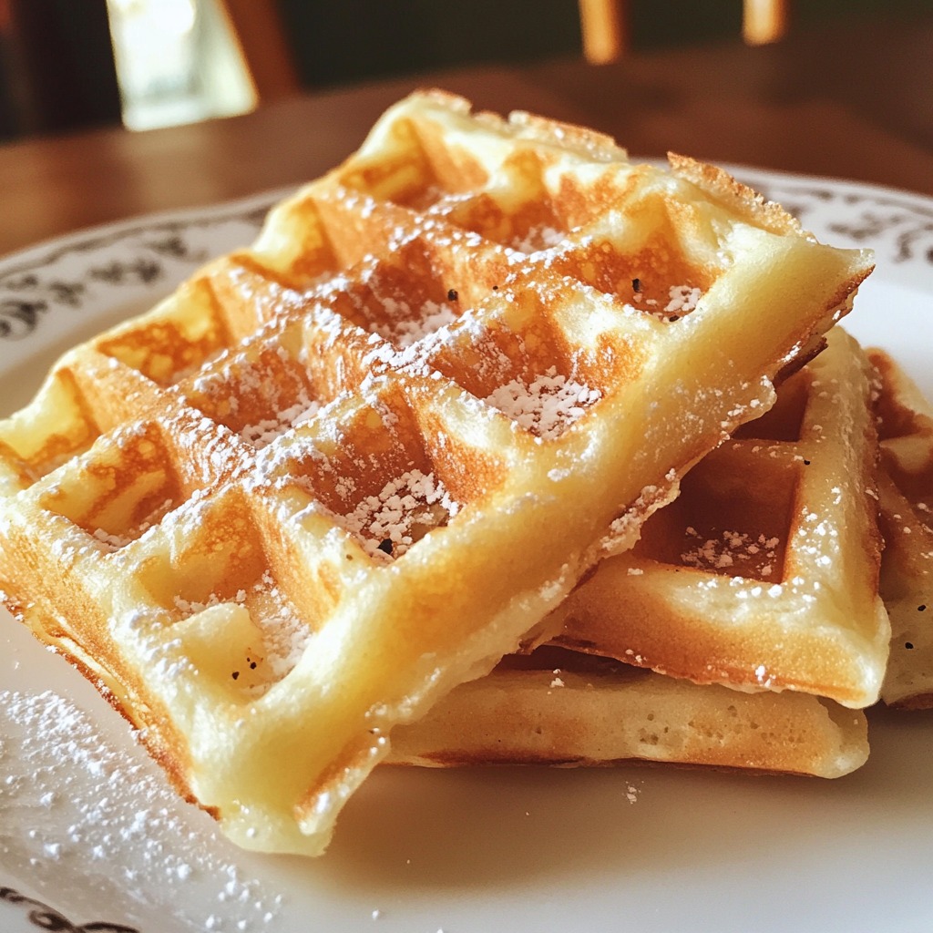 Cottage Cheese Protein Waffles