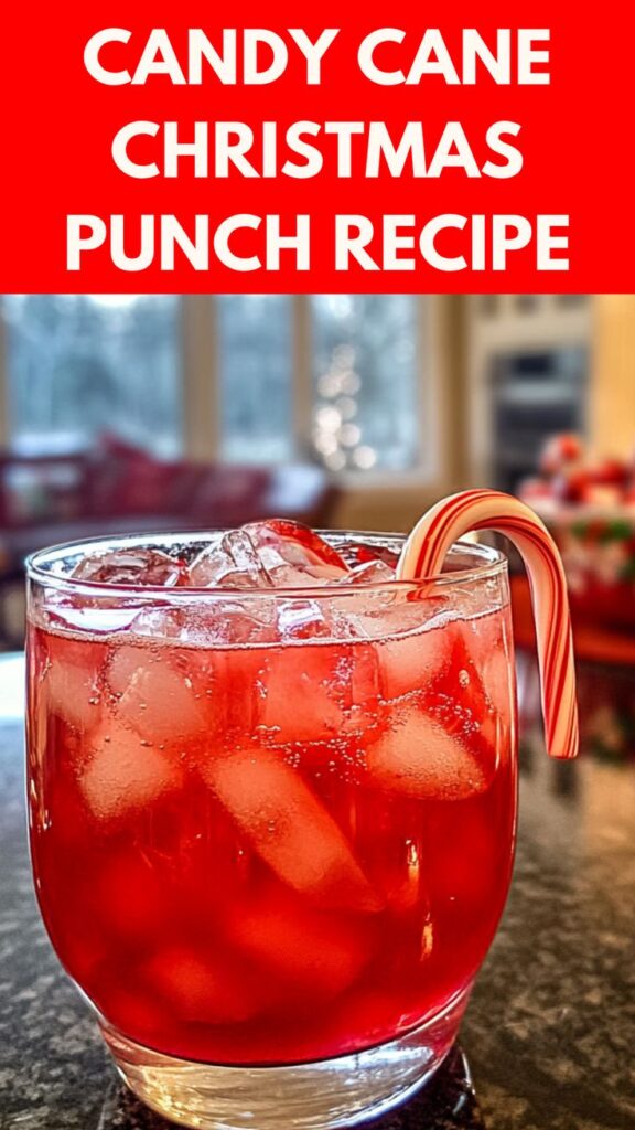 Candy Cane Christmas Punch Recipe