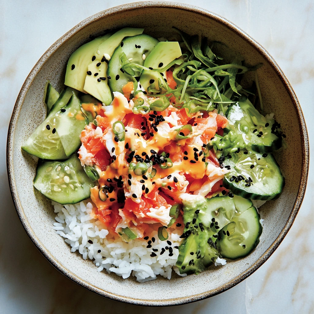 Spicy Crab Sushi Bowl