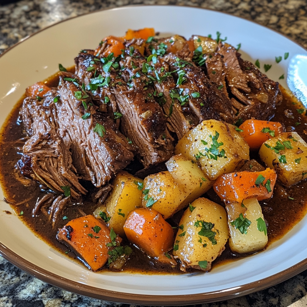 Balsamic Slow Cooker Pot Roast