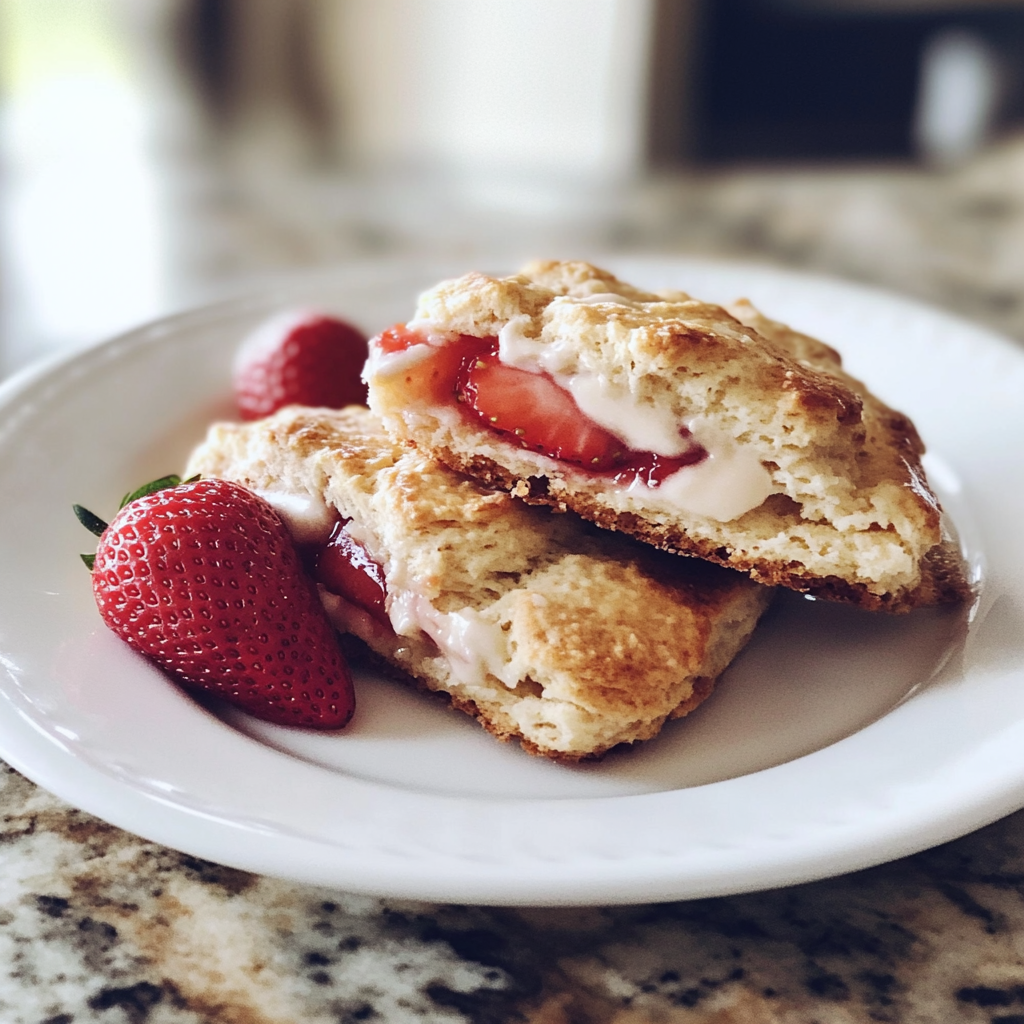 Almond Flour Strawberry Scones