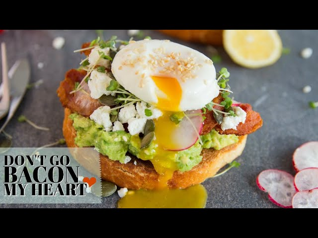 Smashed Avocado Bacon Toast