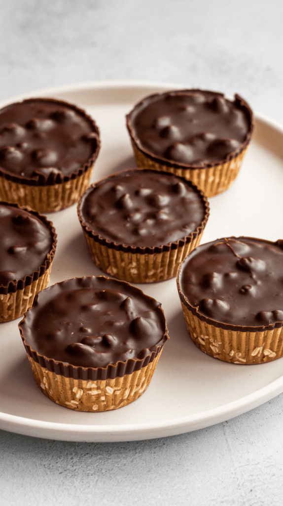 No-Bake Peanut Butter Oat Cups