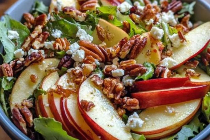 Autumn Harvest Honeycrisp Apple and Feta Salad