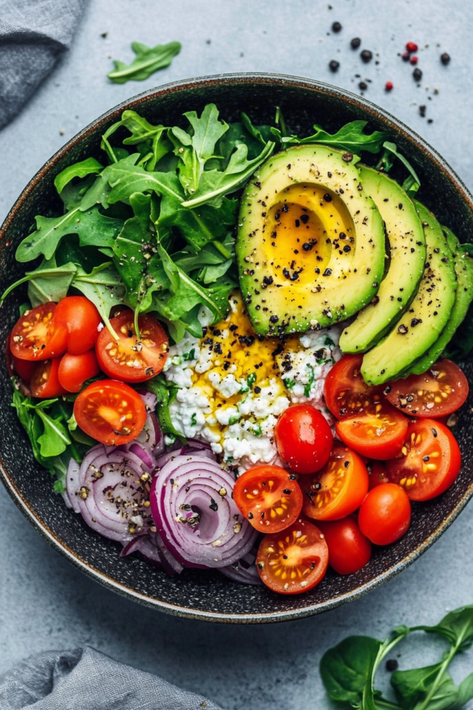 Cottage Cheese and Avocado Salad