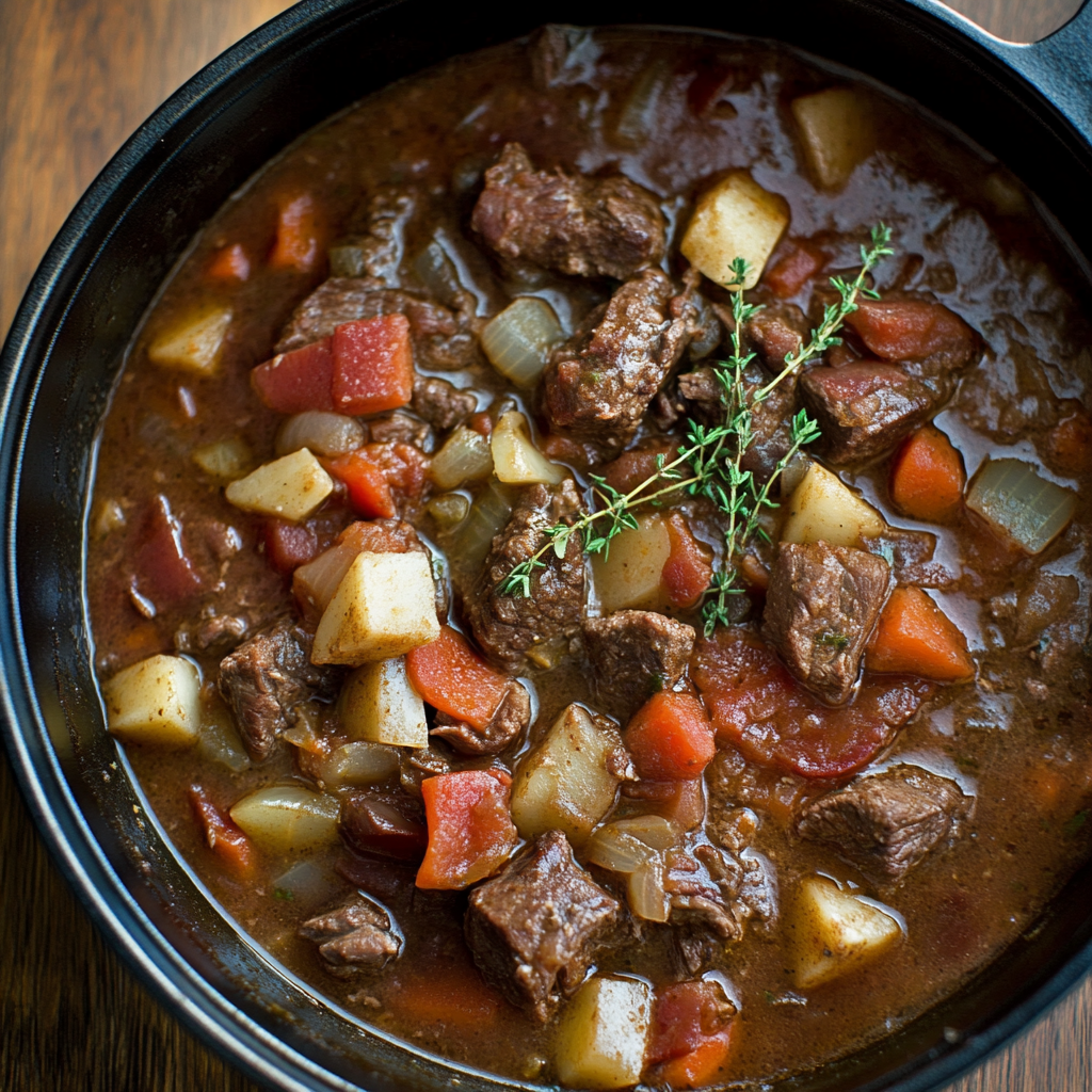 Slow Cooker Beef Stew (Gluten Free)