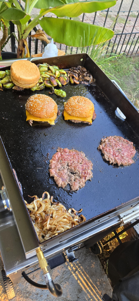 Pimento Cheese Smashburgers On Blackstone Griddles