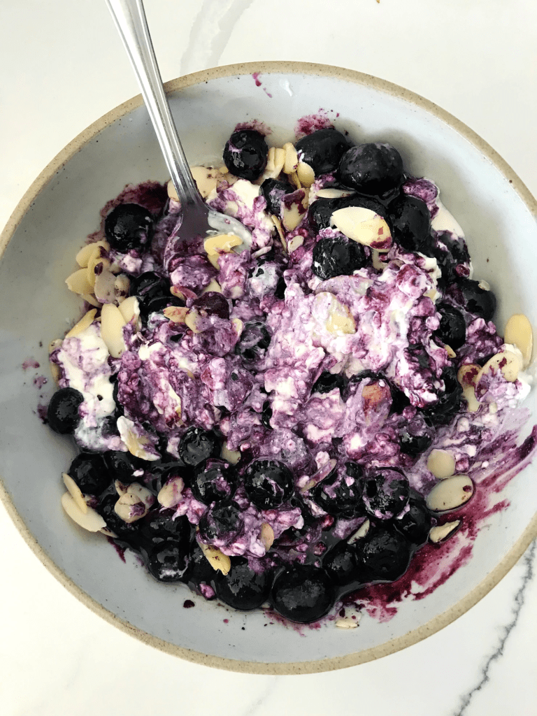 Viral Blueberry Cottage Cheese Bowl Recipe