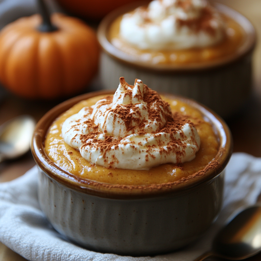 Pumpkin-Whipped Cottage Cheese