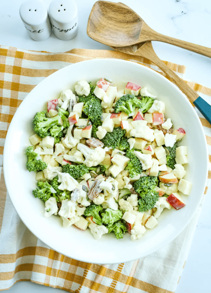 Broccoli Cauliflower Salad