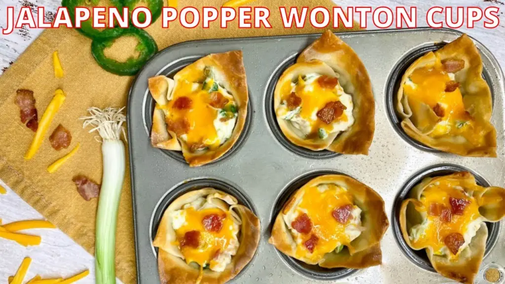 Jalapeno Popper Wonton Cups