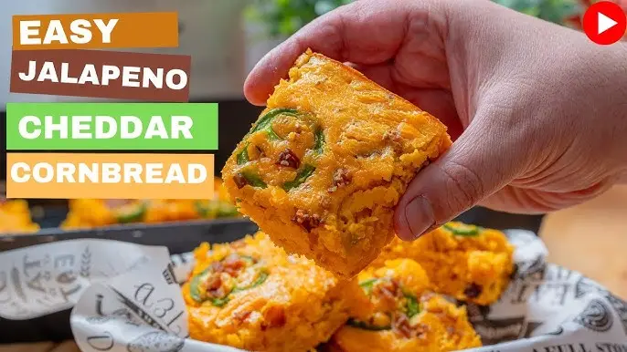 Cheddar Jalapeño Keto Cornbread