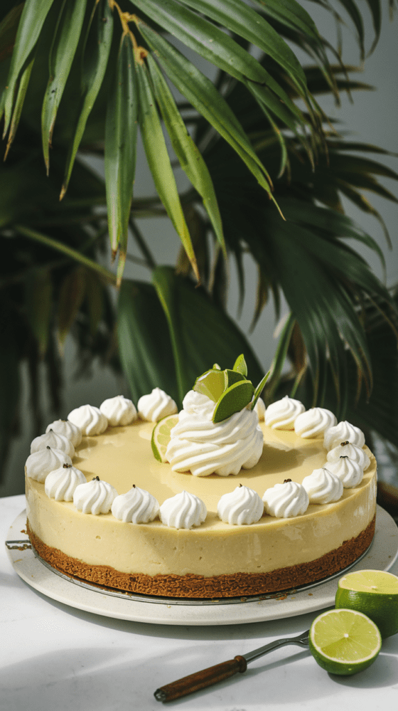 Key lime pie With Graham Cracker