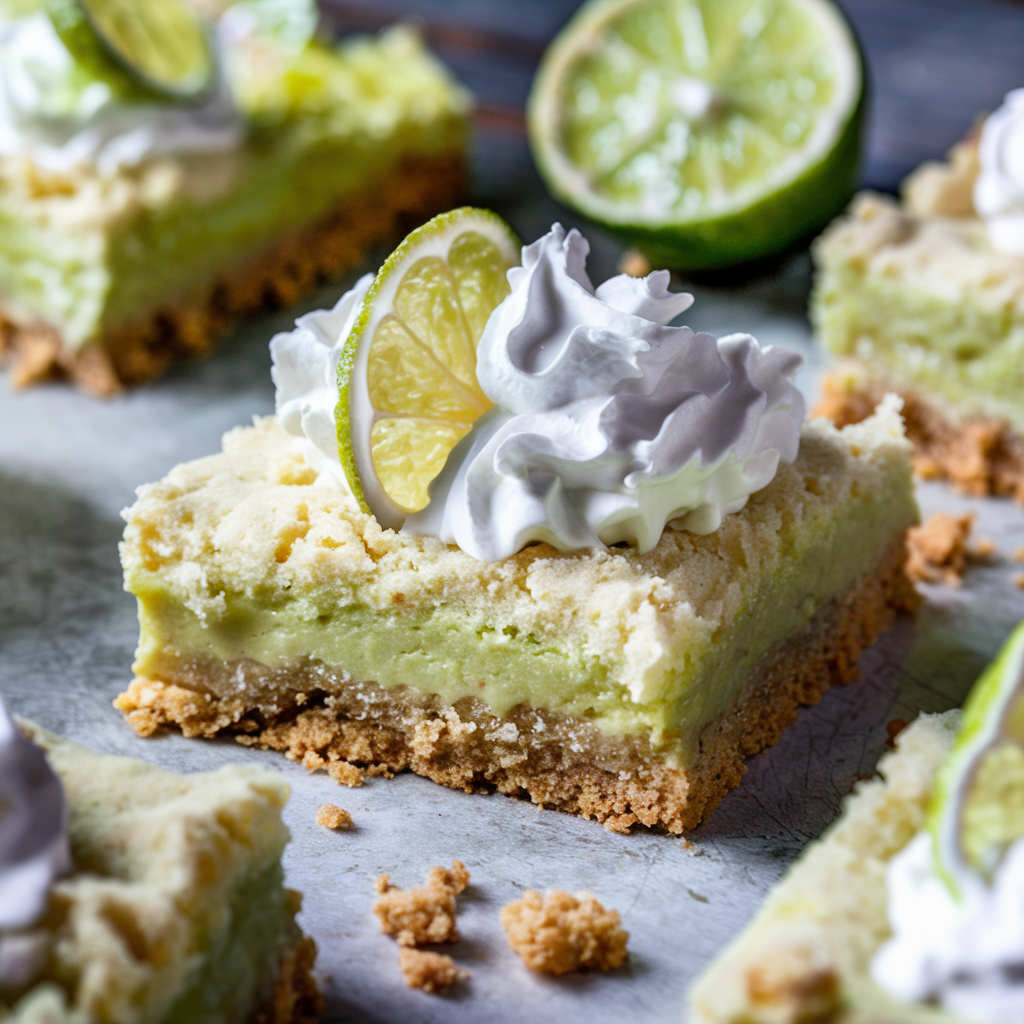 Key lime pie bars