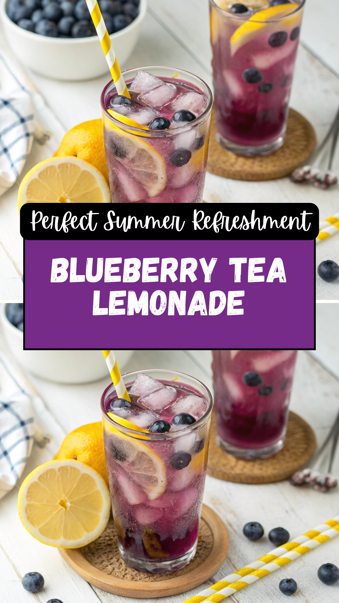 Blueberry Iced Tea with Lemon and Mint: The Perfect Summer Refreshment ...