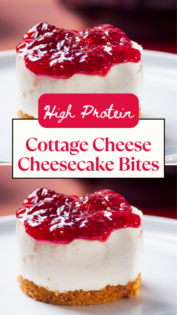 Cottage Cheese Cheesecake Bites