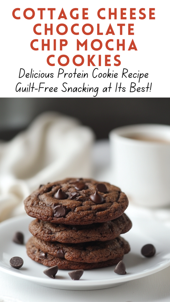 Cottage Cheese Chocolate Chip Mocha Cookies