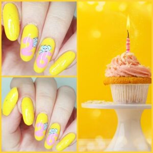20 Adorable Birthday Nail Ideas To Celeberate In style - Grill Cuisines