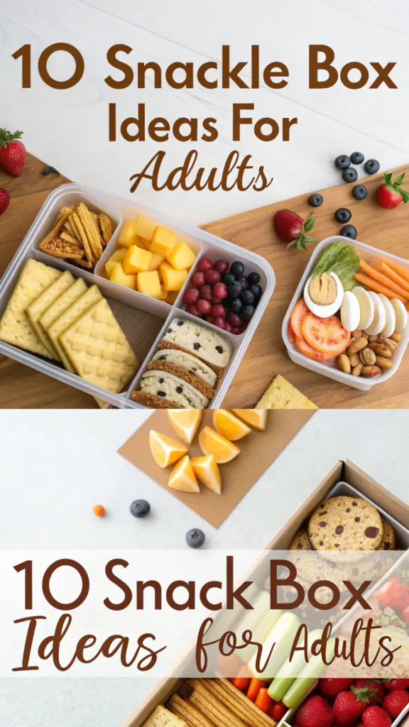 Snackle Box Ideas for Adults