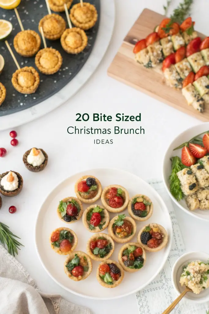 Bite-Sized Christmas Brunch Ideas