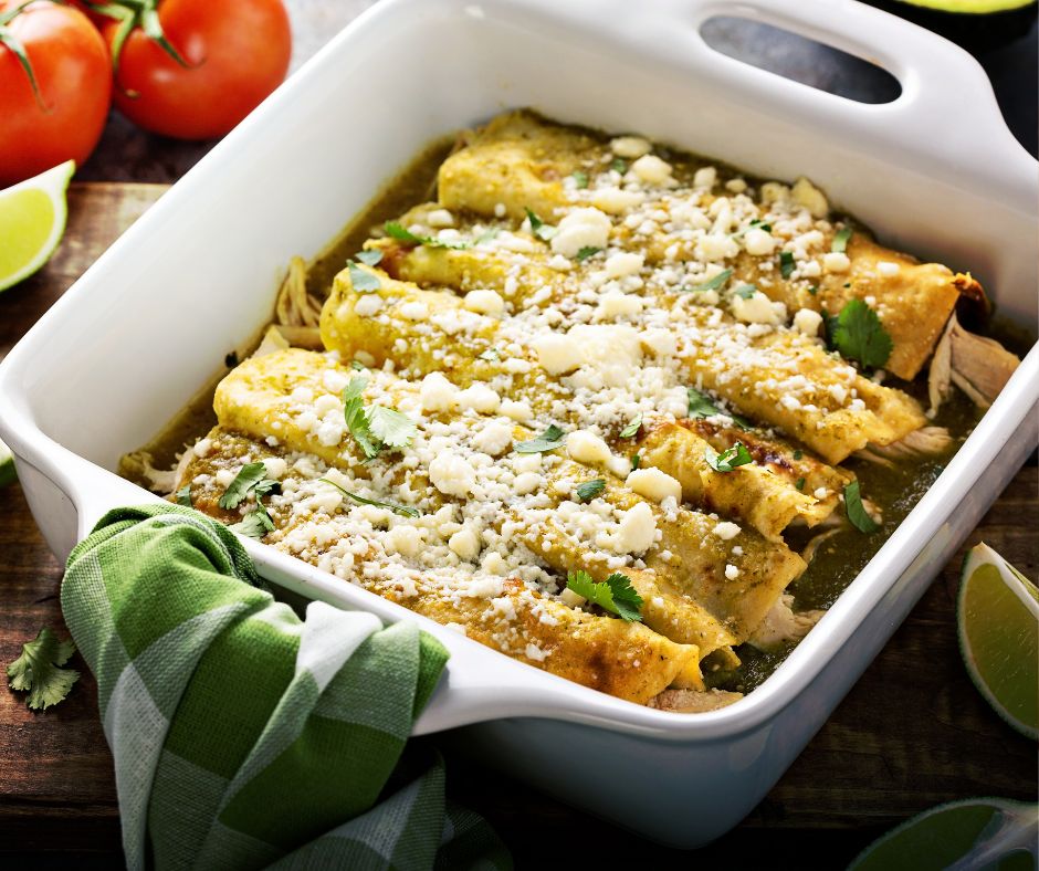 White Chicken Enchiladas