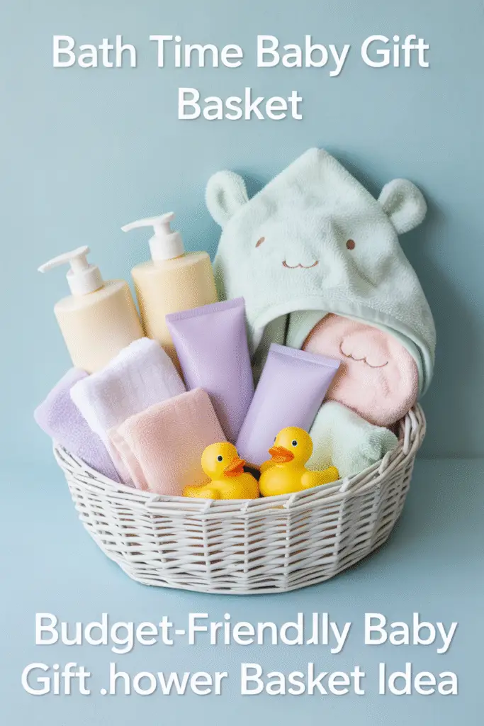 Bath Time Essentials Basket