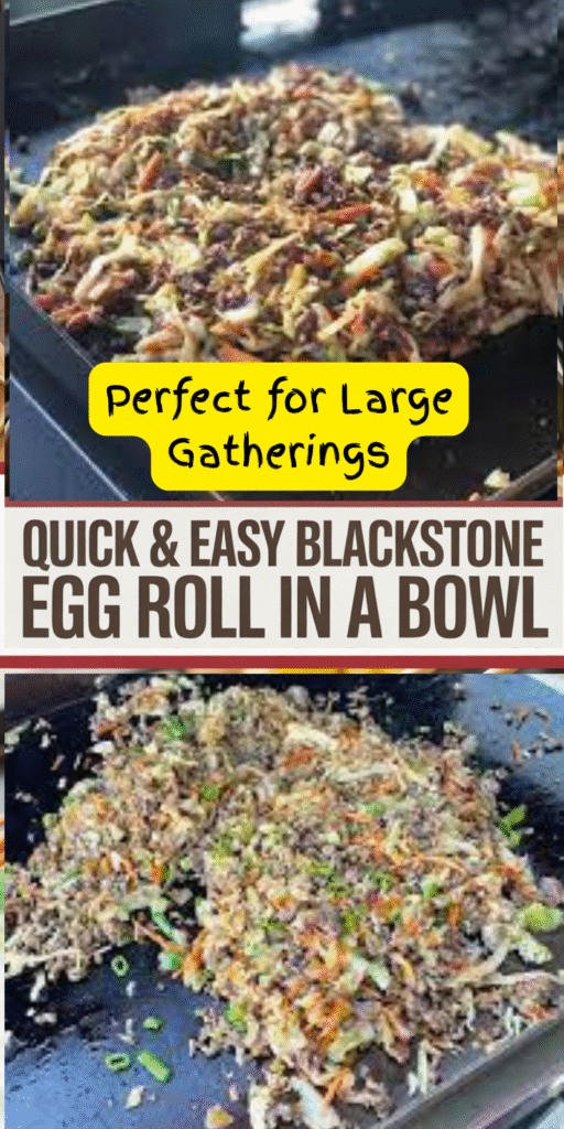 Blackstone Egg Roll In A Bowl Recipe