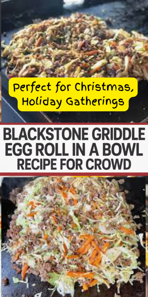Blackstone Griddle Egg Roll In A Bowl Recipe