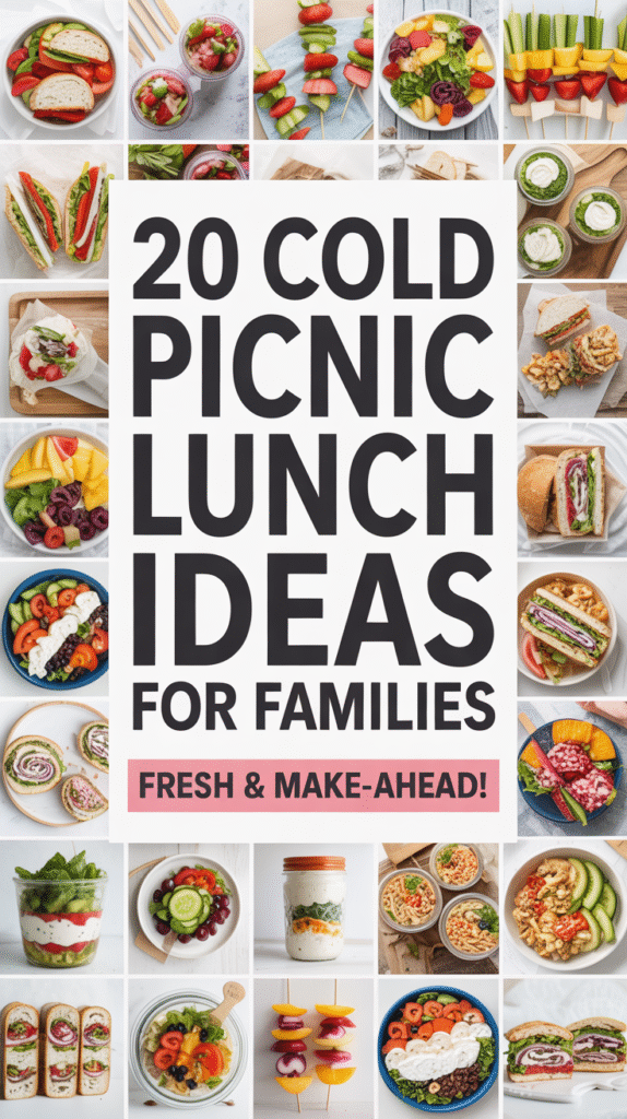 Cold Picnic Lunch Ideas for Families